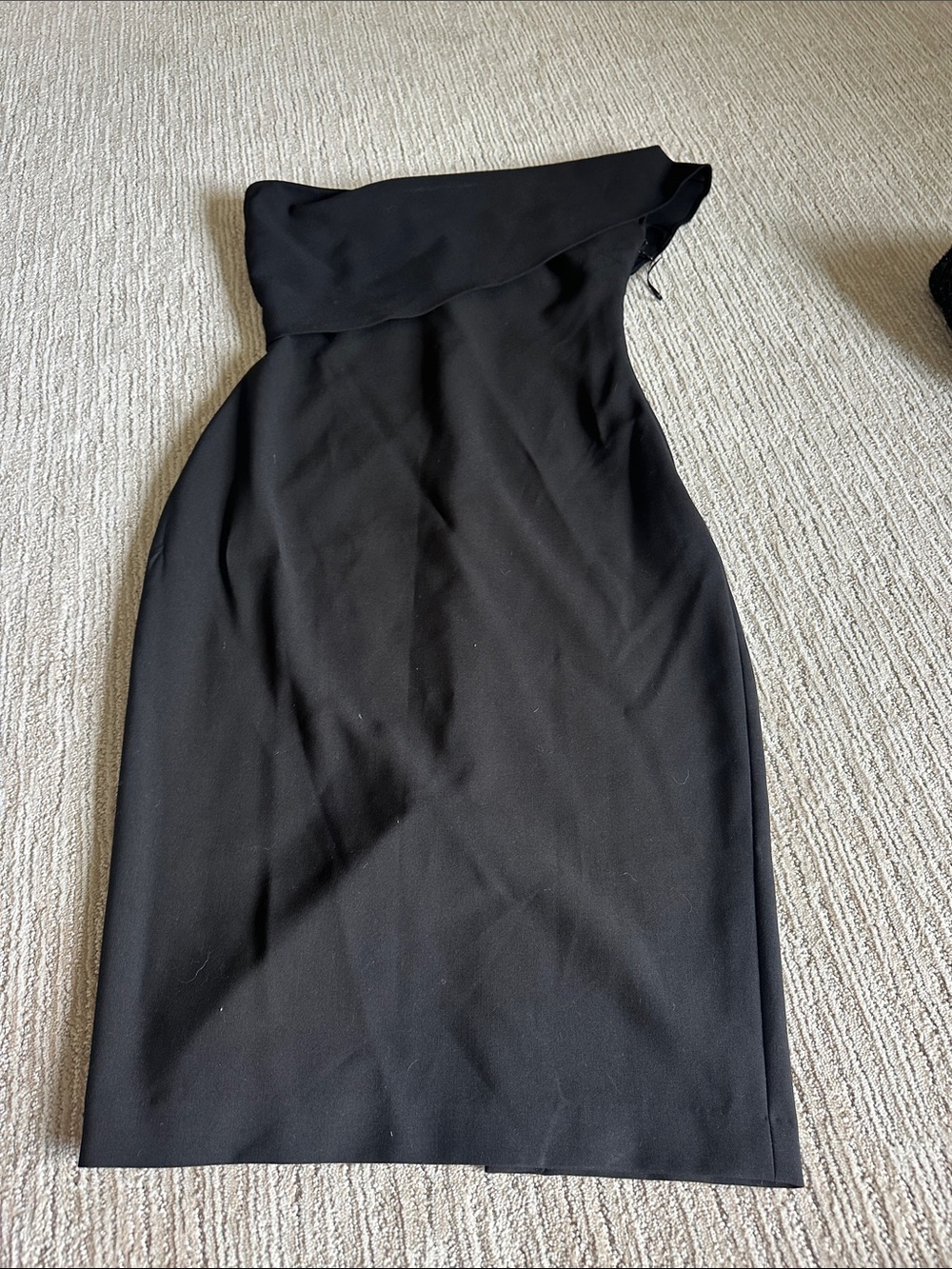 Likely One-Shoulder Black Sheath Dress